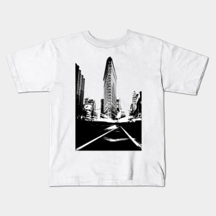 Flatiron Building NY Kids T-Shirt